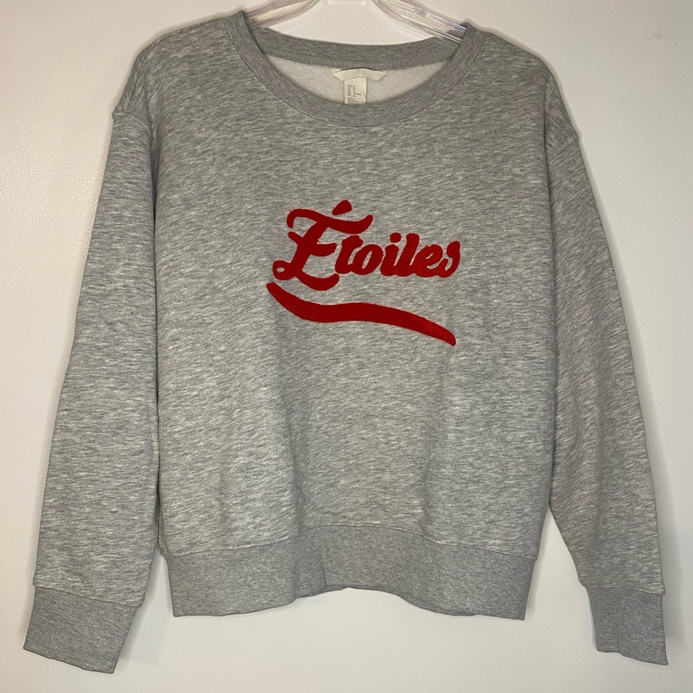 Étoiles Gray Sweatshirt